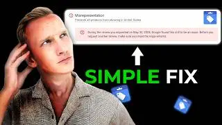 Exact Steps To Fix Google Merchant Center Misrepresentation Error