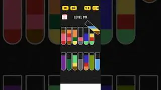 Water sort puzzle level 817