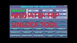 MEDIATEK FRP UNLOCK TOOL 2018