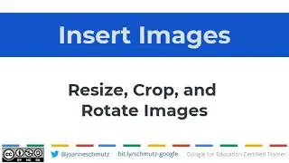 Insert Image on Google Document and Resize, and Crop