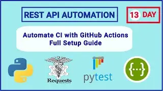 14 Automate CI with GitHub Actions: Run Tests on Main Branch Push | Full Setup Guide