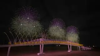 ⁴ᴷ Cebu, Philippines - Marcelo Fernan Bridge: Sinulog 2021 X Quincentennial Anniversary Pyromusical
