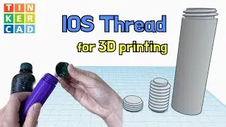 PET Bottle Cap Thread Screw for 3D printing tip - 3D Modeling with Tinkercad