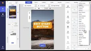 Edit start button