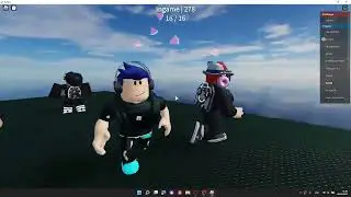 играю в дженгу с другом в роблоксе
