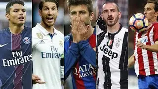 Top 10 Defenders in Football 2017 HD