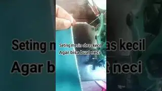 cara setting mesin obras kecil agar bisa buat neci