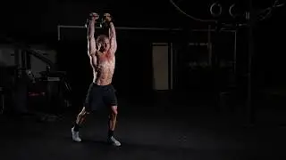 Dual Kettlebell Split Jerk