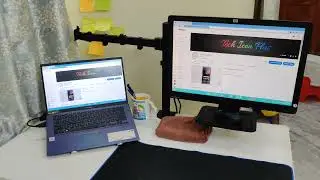 Monitor Stand | Dual Monitors Stand Mount, Height Adjustable desk Full motion Tilt