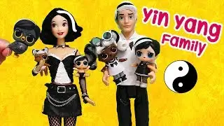 The YIN YANG LOL Doll Family | Toys and Dolls Video for Kids