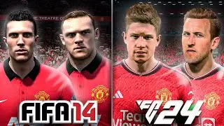 MANCHESTER UNITED СКВОЗЬ ВРЕМЯ I EA FC 24 I МАНЧЕСТЕР ЮНАЙТЕД РЕБИЛД