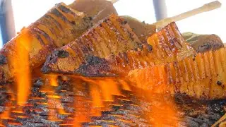 Grilled bamboo shoots and grilled konnyaku - Nakanoshima Festival
