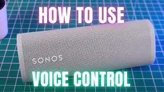 Command Your Music: Using Voice Control on Sonos Roam Speaker