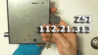 Врезной сувальдный замок с вертушкой от 