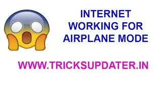 How to use internet using Flight Mode?