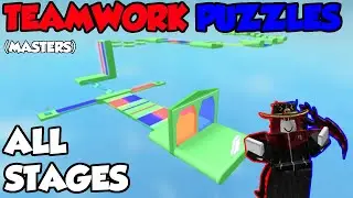 Roblox Masters TEAMWORK PUZZLES All Stages!!