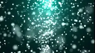 White particles on Green Screen Free video for Content Creators