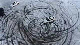 Monday Evening Snow Circles