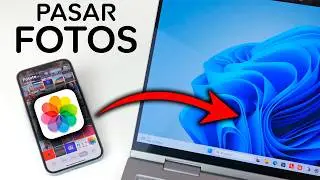 Como PASAR FOTOS de iPhone a PC CON y SIN Cable!