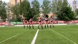 Выступление группы поддержки "Багира"