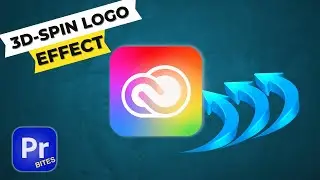 How to make a 3D SPINNING LOGO EFFECT  in Premiere Pro
