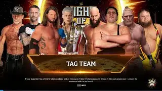 WWE 2K24 TEAM LIGHT WEIGHT VS TEAM HEAVY WEIGHT #wwe #wwe2k24