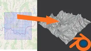 How to import Real World Height Maps into Blender!