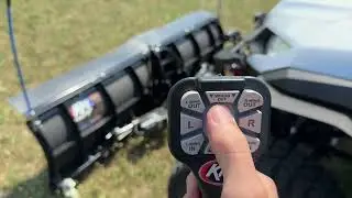 KFI Pro-V Hydraulic Plow Operation - UTV Direct
