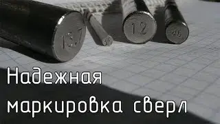 Надежная маркировка сверл