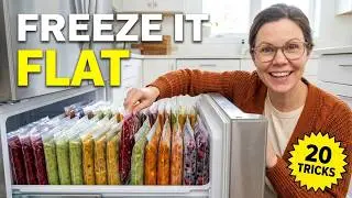 20 Freezer Tricks That Make Your Groceries Last 10x Longer