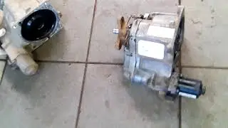 Нерабочая и Рабочая муфта   заднего привода Санта Фе 3