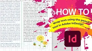 How to wrap text around a shape in Adobe® InDesign®
