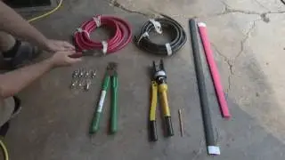 How to make 4/0 battery cables