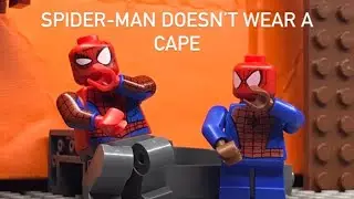 Spider-Man doesn’t wear a cape in LEGO #shorts #lego #spiderman