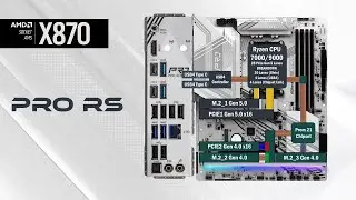 Asrock X870 Pro RS All PCIe Connections