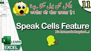 Listen To Your Data: Speak Cells Magic | MK 1.0's Guide to Excel 