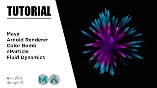 Creating a Color Bomb In Maya And Arnold Renderer - Tutorial