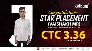 Jetking Kochi Students Testimonial - #Congrats Vaishakh MR (Placed in Capgemini Bangalore