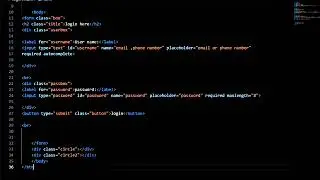 Login page using Html and Css | Best design | without using JavaScript