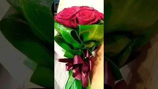 Bouquet prepare 🌹✌️#shorts #bouquet #redrose #flowerbouquet #flowers #love #gift #viralshorts #yt