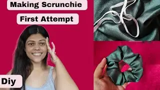 Making Scrunchie #goanvlogger #konkanivlogs #scrunchie #diy