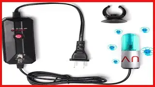 TAISHAN Aquarium Clean Light，3W Mini UV Sanitizer Submersible Light with Timer,Aquarium Water Clean