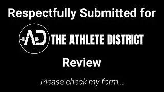 The Athlete District, Please Check My Form