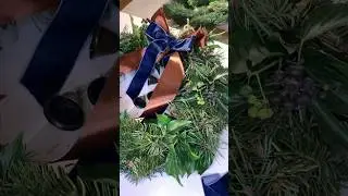 Виральный новогодний венок своими руками🎄✨