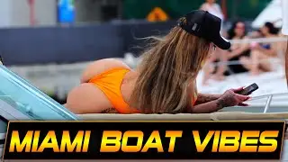 BAD GIRLS GONE WILD !! CRAZY BOAT PARTY!  Miami River | BOAT ZONE