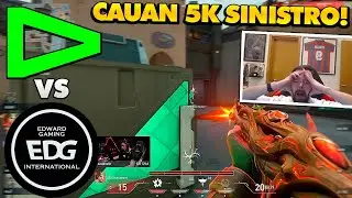 CAUANZIN FAZ HISTÓRIA EM PARTIDA ELIMINATÓRIA! 🇧🇷 MELHORES MOMENTOS LOUD vs EDG - CHAMPIONS 2023