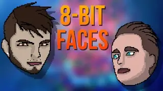 Hotline Miami Photoshop Tutorial - 8-bit faces [hotline to fpl]
