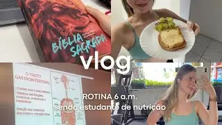 #vlog | um dia na minha rotina sendo estudante de nutrição: faculdade, treino, massinha de modelar +