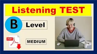 True or False? Listening Exercise + PDF -Level B - Practice listening - Easy English Lesson