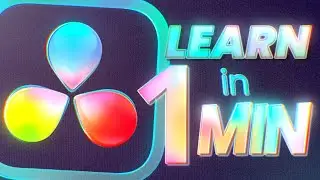 Learn DAVINCI RESOLVE in 1 MINUTE